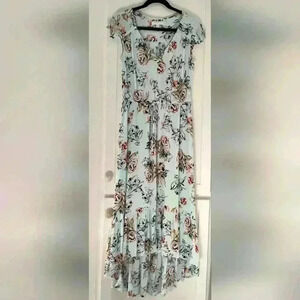 New Directions | women's| floral pastel high low dress | size Medium